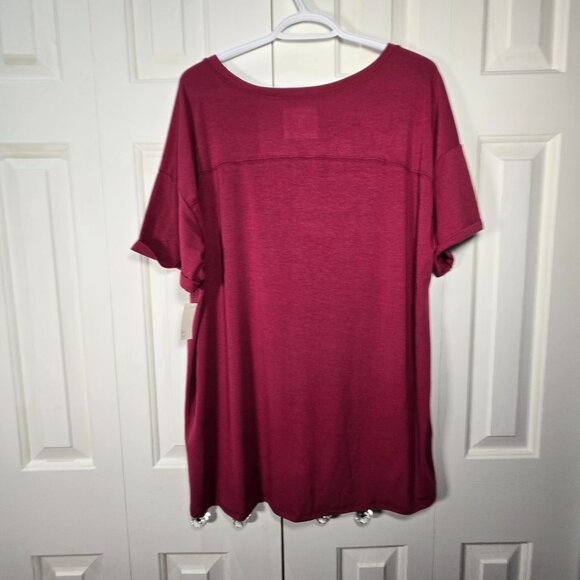 NWT Amazon Essentials Black Women's Relaxed-Fit Crewneck T-Shirt - Size XXLarge - Picture 3 of 5